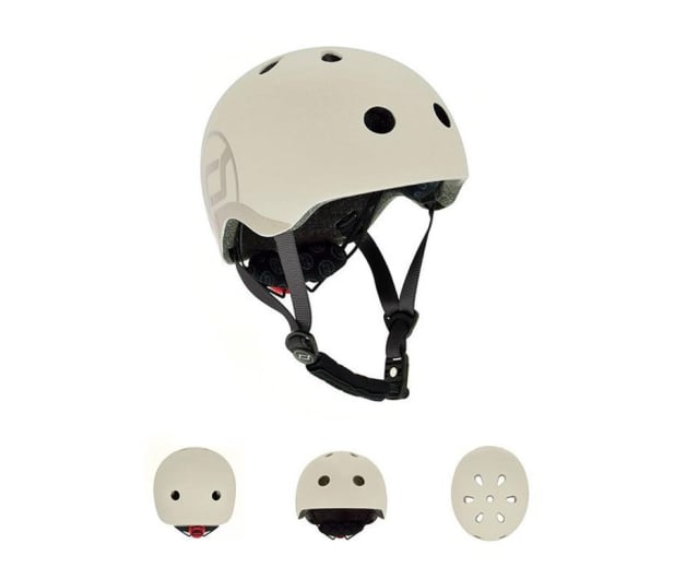 Scoot & Ride Kask Ochronny S-M dla dzieci 3+ Ash - 1014703 - zdjęcie 3
